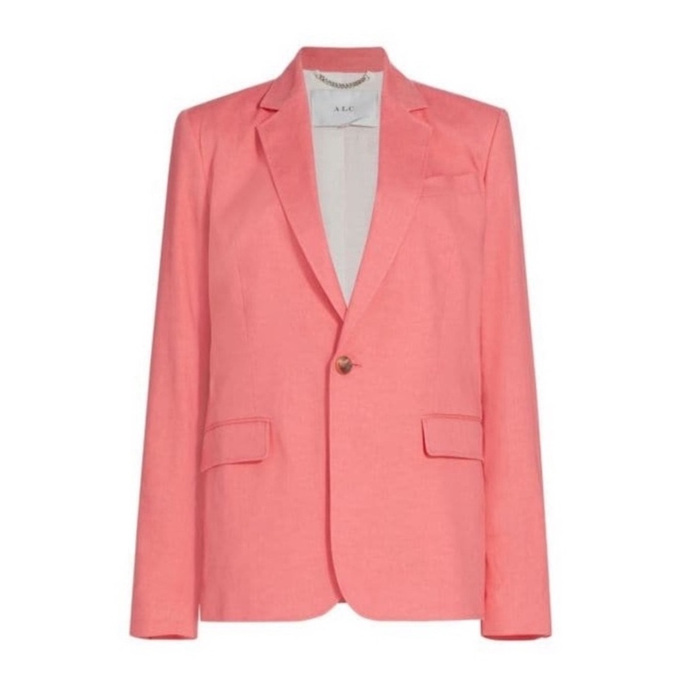 A.L.C. Donovan Jacket in Dark Grapefruit - Picture 2 of 8